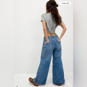 Free People - CRVY Outlaw Wide-Leg Jeans